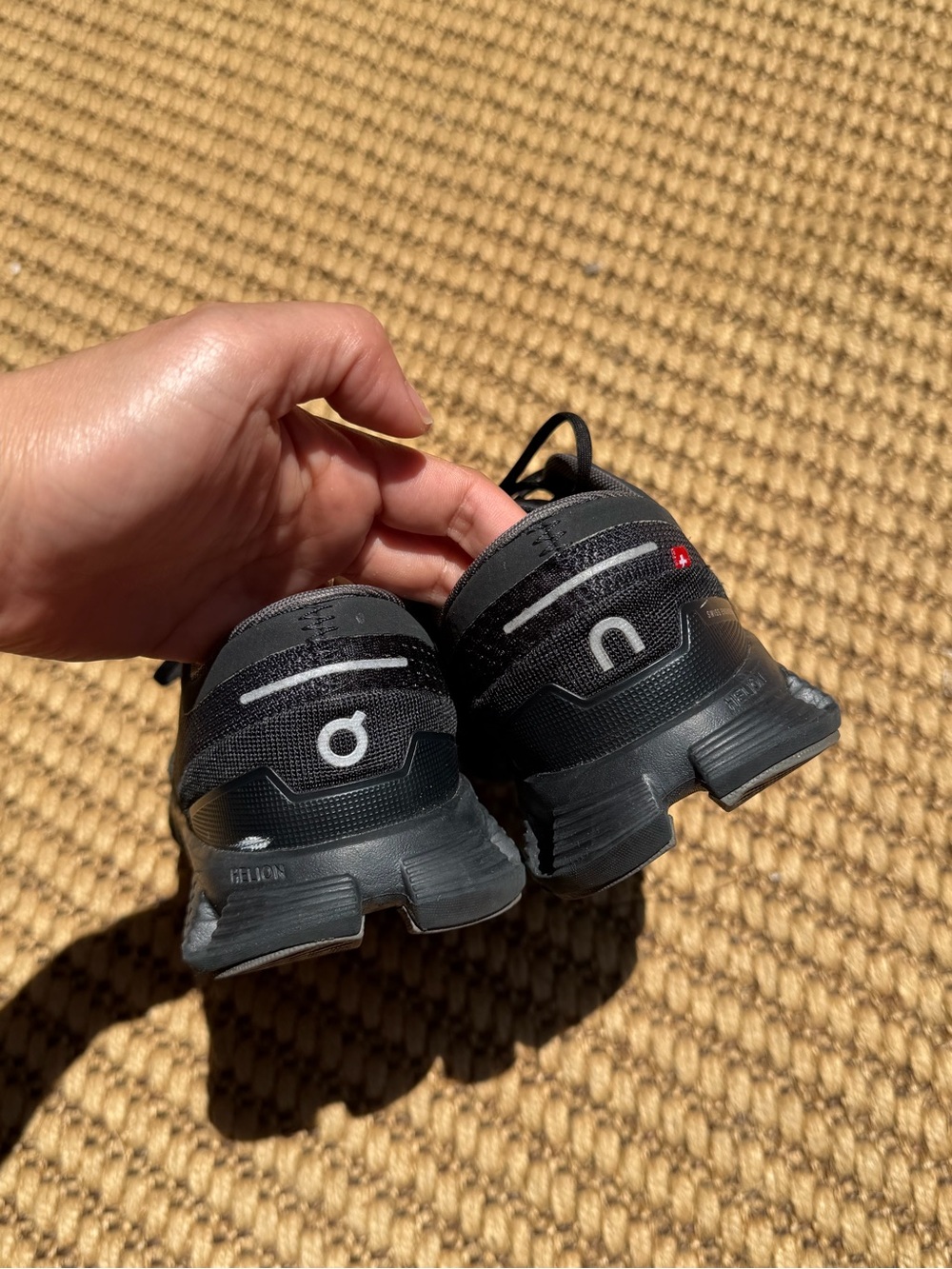 On Running Black Mesh Performance Sneakers - Picture 6 of 13